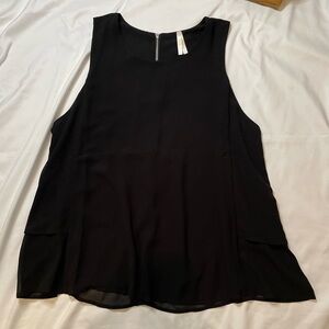 Col Story size large black nice tank top.